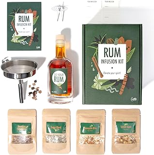 DIY Rum Infusionsset von Craftly | Geschenkset | Tolles Geschenk für ihn, sie, Partner, Jahresta…