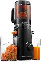 TUUMIIST Entsafter‚ Slow Juicer mit 135mm Extra Großem Einfüllschacht, Entsafter Gemüse und …