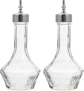 ULTECHNOVO Barkeeper Glas Bitterflaschen 2 Stück 50Ml Mit Präzisem Spritzverschluss Tropfflasch…