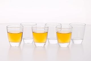 alpina Shotgläser 6er Set – 45ml Schnapsgläser – Spülmaschinenfestes Glas – Perfekt für Shots…