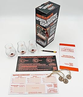 Das originale Great Whiskey Challenge Bar Tasting Taste Test Kit – Blinde Bourbon Spirituosen Ult…