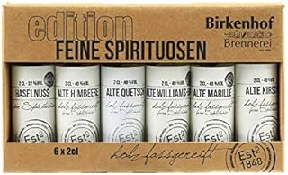 BIRKENHOF Brennerei -Tasting-Set Edition:“ Feine Spirituosen“ – Alte Sorten im Holzfass gereift |…