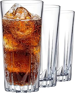 Konzept 11 – Cocktailgläser Set 6er 330ml, Trinkgläser Spülmaschinenfest, Geriffelte Gläser f…