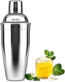 Cocktail Shaker, 25oz 750ML Martini Shaker Mit Eingebautem Sieb für Barkeeper, Edelstahl-Bar-Sha…