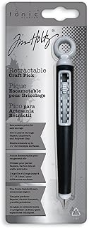 TONIC STUDIOS Retractable Craft Pick Tim Holtz einziehbares Plektrum, rot, 1 Pack