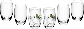 Gerlach 1760 Gläser Set 6 Teilig 450 ml Trinkgläser Wassergläser Spülmaschinenfest Glas Unive…