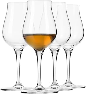 Krosno Avant-Garde Degustationsgläser 125 ml, 4er Set – Bleifreies Kristallglas, Snifter-Form,…