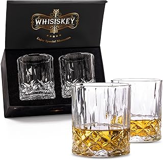 Whisiskey Whisky Gläser Set – Whiskey Geschenkset Glas – Whiskygläser – Geschenke für Männer …