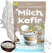 HeldenPilz® BIO Milchkefir Starterkultur – Milchkefir selber machen mit lebenden Kefirknollen …