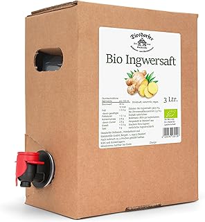 Diesdorfer Bio Ingwersaft 3 L Bag in Box Direktsaft vegan 100%