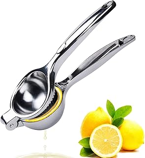 Relota 7 cm Zitronenpresse Handpresse, Zitruspresse Manuell, Durchmesser Lemon Squeezer, Schweres…