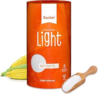 Xucker Light Erythrit 1kg Dose – kalorienfreier Kristallzucker Ersatz als Vegane & zahnfreundlich…