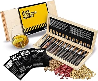 DIBYS Whisky-Gewürze-Set Mini | 12-Whisky Botanicals für DIY-Cocktails | Mit 4 Rezept-Karten, G…