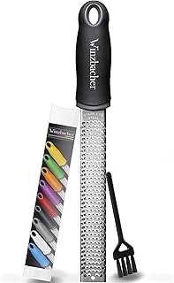 Winzbacher – Premium Zester Reibe I Parmesanreibe, Zitronenreibe, Muskatnuss Reibe, Ingwerreibe I…