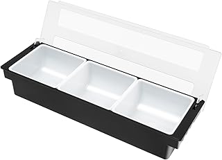 3 oder 5 Einsätzen Zutatenbehälter Topping Behälter, Zutatenbox Cocktail Obst Behälter, für …