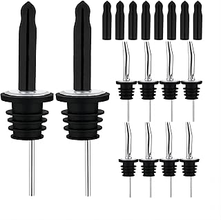 10 PCS Flaschenausgießer mit Schutzkappe, Olivenöl Ausgießer, Likörausgießer Doser Weinausgi…