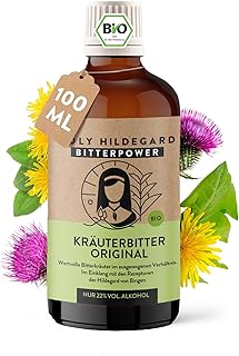Holy Hildegard BIO Bitterstoffe Tropfen 100ml – nach Hildegard von Bingen – hochdosierte Bitt…