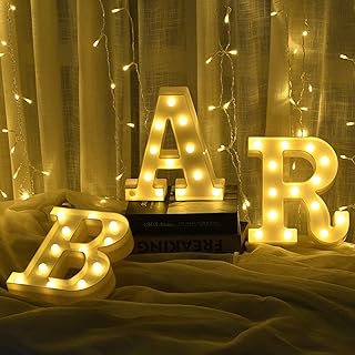WYFCR Vintage Industrielle BAR Zeichen Dekorative LED beleuchtete Buchstaben Lichter Festzelt BAR…