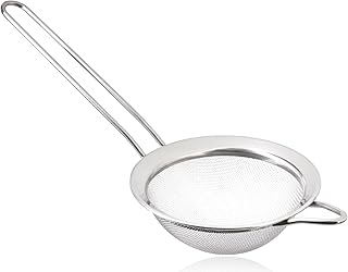 wenco Küchensieb- Durchmesser: 8 cm, aus rostfreiem Edelstahl, feines Gourmet-Sieb, langlebig un…
