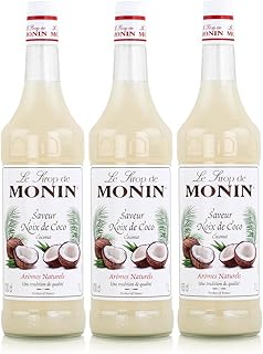 Monin Sirup Kokosnuss, 1,0L 3er Pack