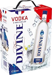 Pure Divine – Französischer Vodka aus den Nordvogesen – 37.5 Prozent Vol – Großpackungen 3 Lite…