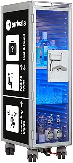 VanDeBord Bartrolley Bon Voyage, Barwagen Servierwagen, Getränkewagen, Hausbar, Barschrank Vinta…