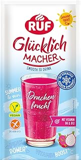 RUF Glücklichmacher Smooth to Drink Drachenfrucht, Getränkepulver mit Drachenfrucht & Erdbeere,…