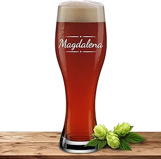 Bierglas mit Name oder Wunschtext, Weizenbierglas 0,5l inkl. Gravur, individuelles Geschenk, pers…