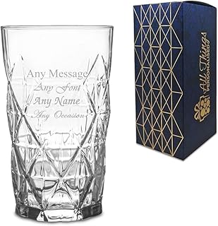 All Things Personalised Keops Hiball Gin- & Cocktailglas personalisiert 460 ml – Longdrinkglas, p…