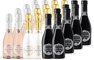 SCAVI & RAY Piccolo Mix Set – 24 x 0,2l Glasflaschen – Ice Prestige Spumante, DOC Frizzante &…