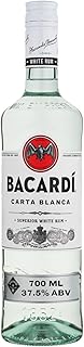 BACARDI Carta Blanca Superior White Rum – 70 cl/700 ml, 37,5 Vol-% – Legendärer Weißer Karibik-…