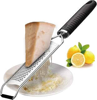 Käsereibe Zitronenreibe Zester Reibe Fein Parmesanreibe Handreibe Rasiermesserscharfe Premium Ed…
