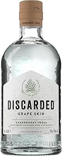 Discarded Grape Skin Chardonnay Vodka, 70cl hochwertiger Vodka auf Weintresterbasis frisch, knack…