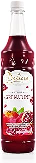 „Grenadine“ Dessertsirup | Verführerischer Delicia Sirup in einer 1L – Flasche | Süßungsmittel…