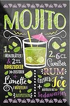 schilderkreis24 – Cocktail Rezept Magnet Alkohol Spirituosen Deko Kühlschrankmagnet Humor Gesc…