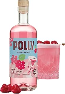 POLLY Pink Aperitif | Alkoholfreier Aperitif mit Hibiskus und Himbeere | ohne Zucker & künstlich…
