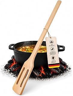 Riesen Rührspaten Holz extra lang 80 cm–Buchenholz Made in Germany–Profi Rührlöffel extrem…
