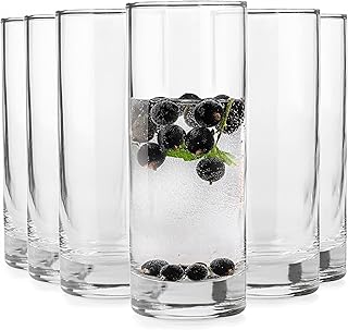 Glasmark KROSNO 1992 Trinkgläser Set Longdrinkgläser 6 Stück 340 ml Wassergläser Saftgläser …