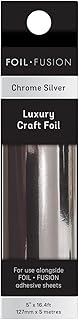Tonic Studios Craft Perfect Foil Fusion 5″ X16.4 ft-Chrome Silver
