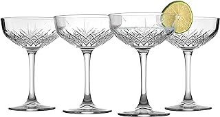 Pasabahce Glas Timeless Packung 4 Cups Champagne CL 27, 4 Einheiten, 1000 ml
