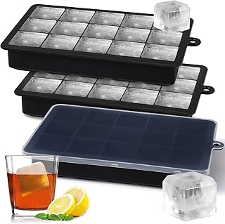 Sinnsally Eiswürfelform Silikon,3er-Pack Eiswürfelformen & Eiswürfelschalen,Eiswürfeln Kugel …