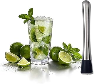 Professioneller Cocktail Stössel -Edelstahl Ice Crusher, Mixer-Stößel Cocktailstößel Zubehö…