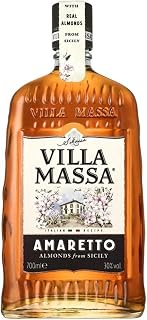 Villa Massa Amaretto (1×0,7l) 30% vol., aus echten sizilianischen Mandeln, süßer und weicher Ma…