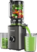 Kotopa Entsafter Gemüse und Obst, Slow Juicer mit 120 MM XL-Einfüllschacht, 600 mL Saftbehälte…