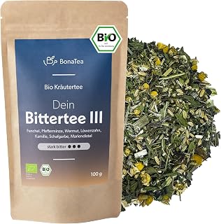 BIO Bittertee mit Löwenzahn, Wermut, Mariendistel und weiteren leckeren Bitterkräutern – Bitter…