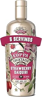 Coppa Cocktails Strawberry Daiquiri 0,7L, 10% Vol. – Fertig gemixter Cocktail mit Rum und Erdbeer…