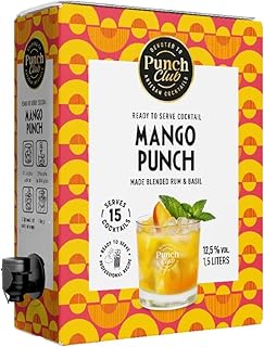 Punch Club Mango Punch 12,5% vol. – 1,5 l | Fruchtiger Ready-to-Drink Cocktail | Mangopunch fü…