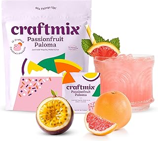 Craftmix Passionfruit Paloma Cocktail- und Mocktail-Getränkemixer, Skinny Mixes – Wasseraroma-…