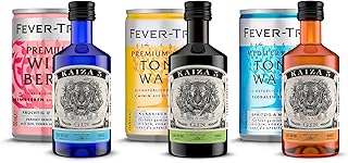 KAIZA 5 GIN – Tastingset 3x 0,05 l – 43% | KAIZA 5 ORIGINAL, BLUE und ORANGE | 3x passendes Tonic…