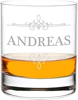 polar-effekt Whiskyglas mit Gravur – Namen personalisiert Tumbler 315 ml – Geschenk für Männer …